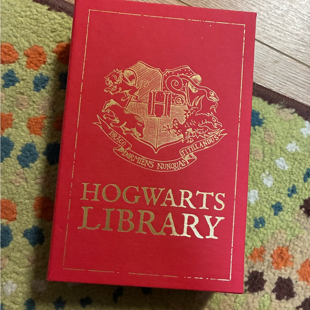 Red Hogwarts Library Book